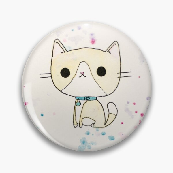 Artikelvorschau, niedliche splat Katze des Aquarells entworfen und verkauft von LidiasDesigns.