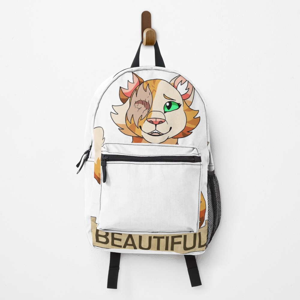 "Warrior Cats I am Beautiful Brightheart" Backpack for Sale by