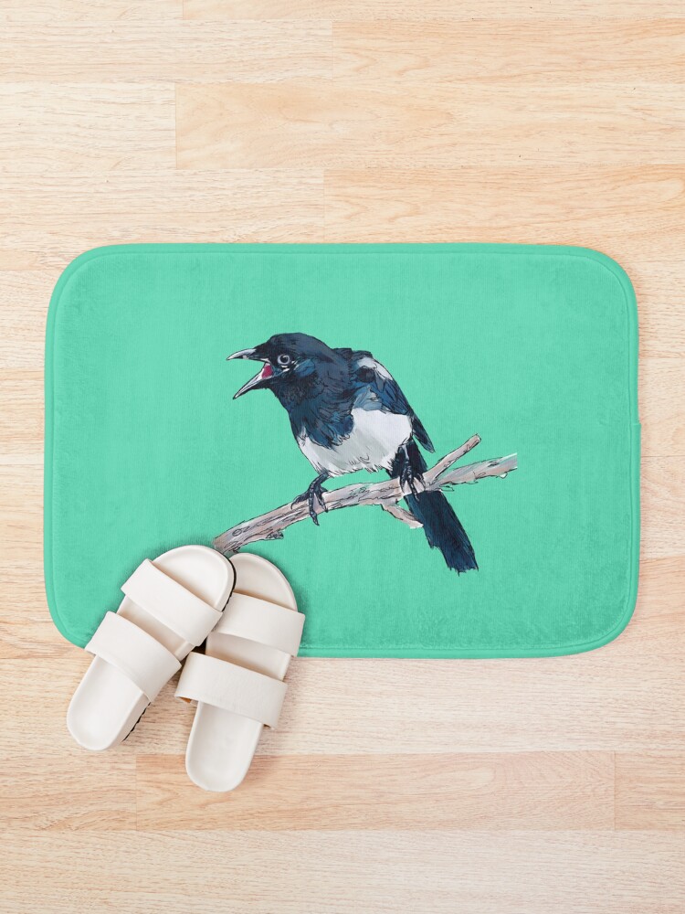 Thumbnail 1 of 6, Bath Mat, Magpie designed and sold by voomoo.