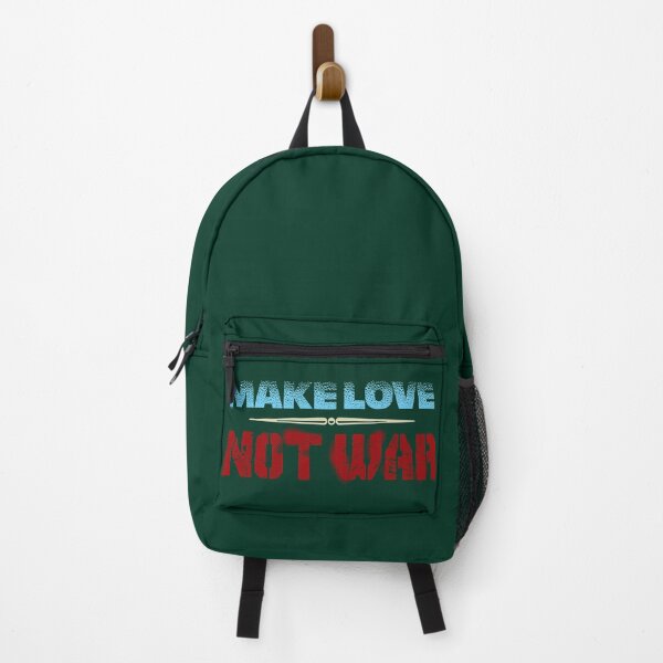 Item preview, make love not war sign designed and sold by KerryABC.