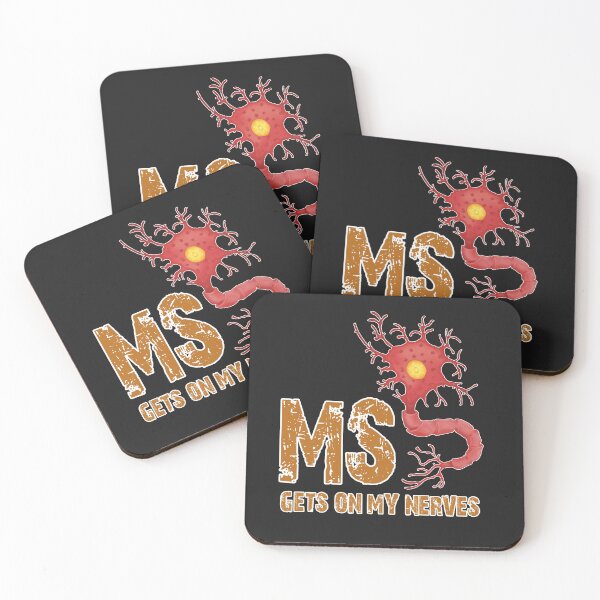 Item preview, Multiple Sclerosis Shirts Funny Get On My Nerves T-Shirt designed and sold by sunnym79.