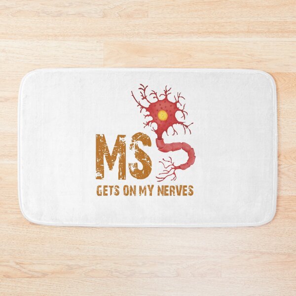 Item preview, Multiple Sclerosis Shirts Funny Get On My Nerves T-Shirt designed and sold by sunnym79.