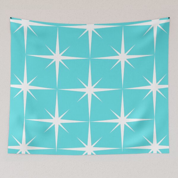 Item preview, White Stars (On Blue) designed and sold by JazzPWall.