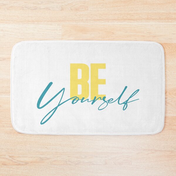 Item preview, Be yourself - yellow turquoise designed and sold by AvilionDesigns.