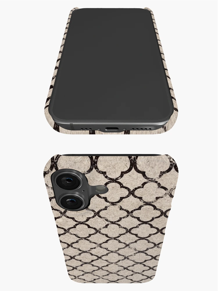 Thumbnail 3 of 4, iPhone Case, Vintage Grid Pattern designed and sold by PatternSquare.