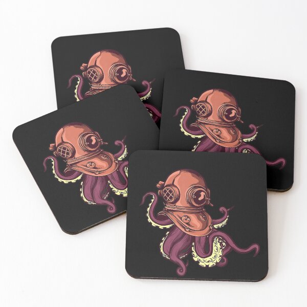 Artikelvorschau, Octopus Illustration Grafik T-Shirt entworfen und verkauft von CharlieWarren.