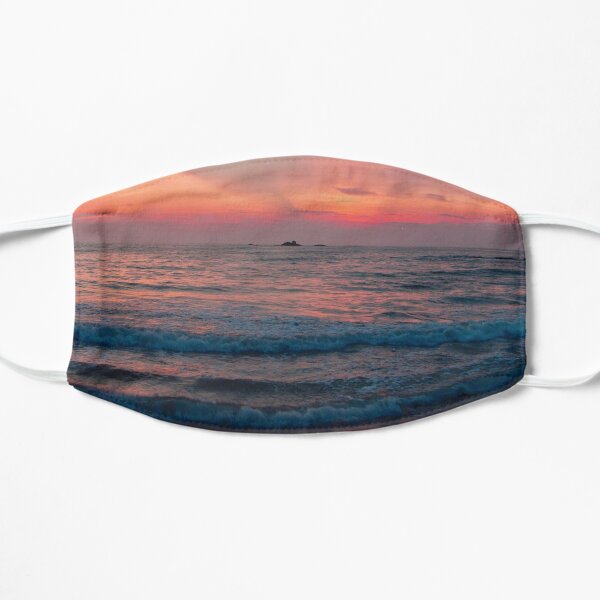Sunset Scenery Flat Mask