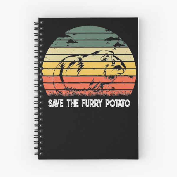 Item preview, Save The Furry Potato Lovers Gift Vintage Retro Guinea Pig T-Shirt designed and sold by CharlieWarren.