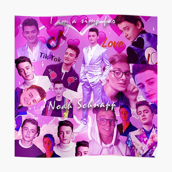 Collage estetico de Noah Schnapp Póster