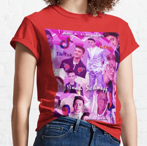 Collage estetico de Noah Schnapp Camiseta clásica