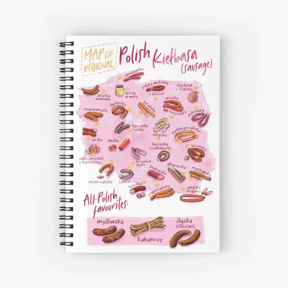 Item preview, Spiral Notebook designed and sold by Polonist.