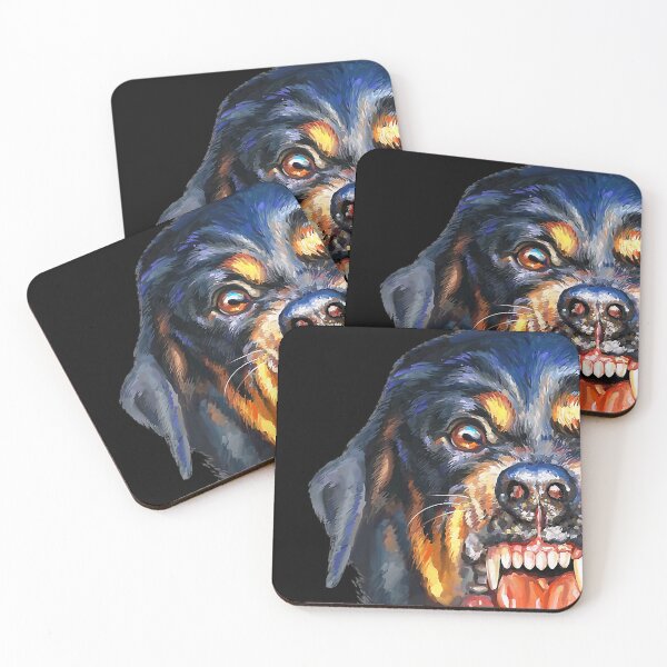 Item preview, Vicious Dog Barking - Rottweiler Metzgerhund Face designed and sold by CharlieWarren.