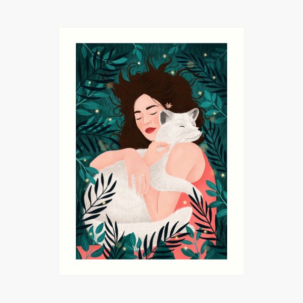 Polar Fox Art Print