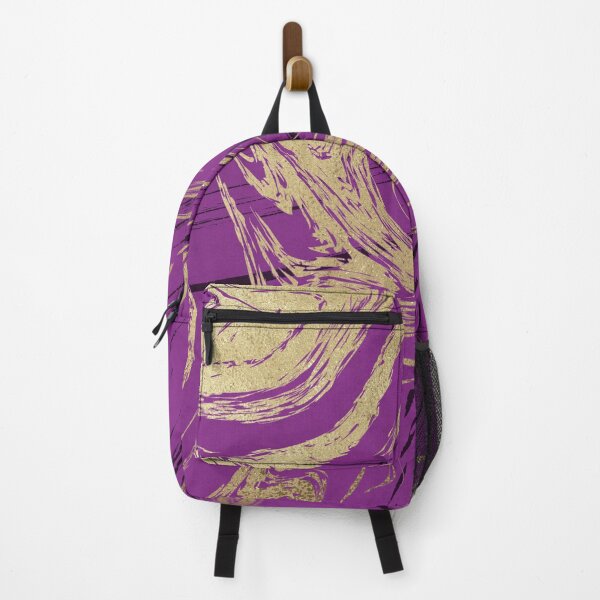 Item preview, Purple and Gold Marbled Swirly Pattern designed and sold by WOW TeesAndThings.
