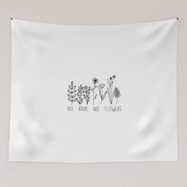 Item preview, No rain, no flowers designed and sold by Doctor Michaela.
