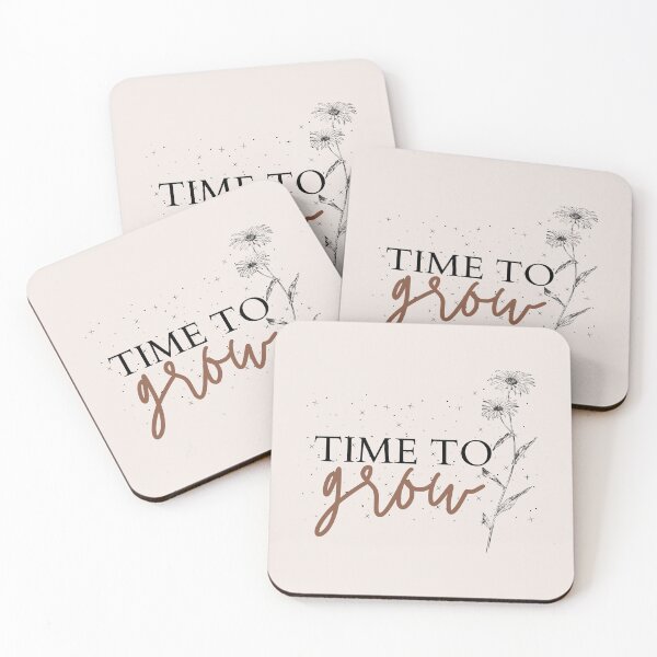 Item preview, Time To Grow Simple Minimalist  Flower Stars Cute Design designed and sold by zedonee.