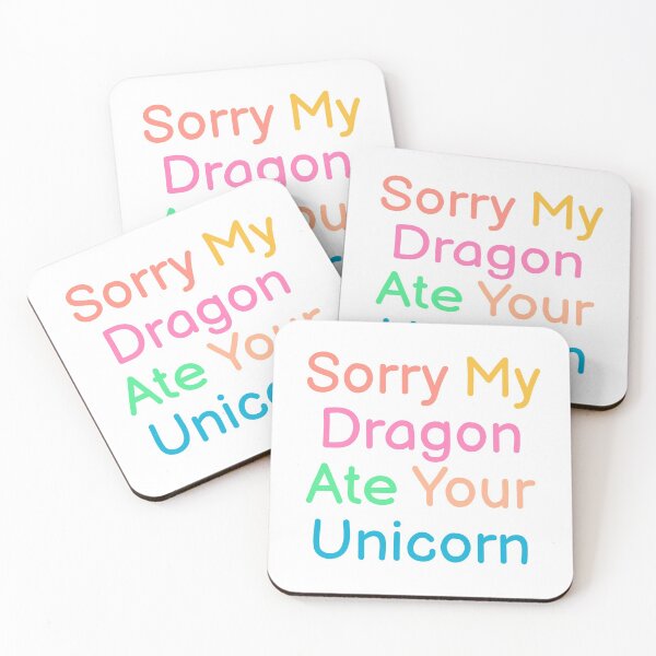 Item preview, Lo siento, mi dragón comió a tu unicornio designed and sold by Albatrozz.