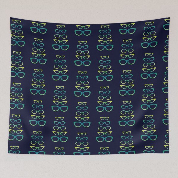 Item preview, Hipster Eyeglasses Green and Yellow designed and sold by Primroaddesigns.