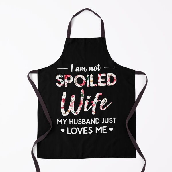 Item preview, Funny Spoiled Wife Husband Birthday Shirt Her Him Valentines Anniversary Mothers Day T Shirt designed and sold by tuanitus.