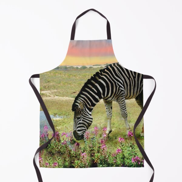 Item preview, Sunset Zebra art. Wild African animals designed and sold by BarbaraGlebska.