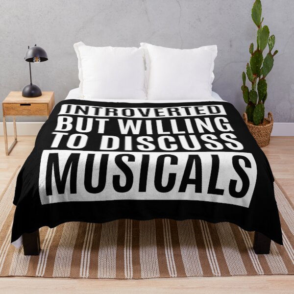 Item preview, Introverted But Willing To Discuss Musicals designed and sold by m95sim.