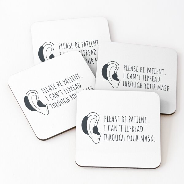 Item preview, Hard of hearing I can’t lipread through your mask designed and sold by JokeGysen.