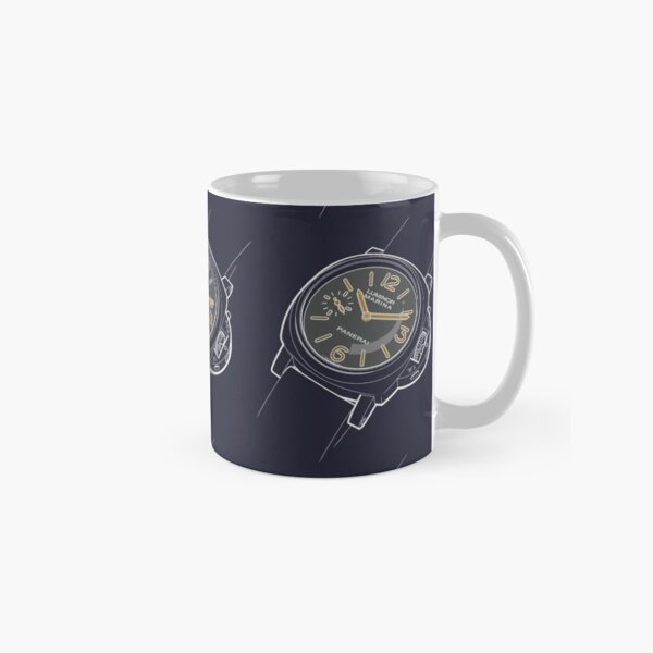 Italian (Swiss Made) Divers Watch Panerai White Gold Classic Mug