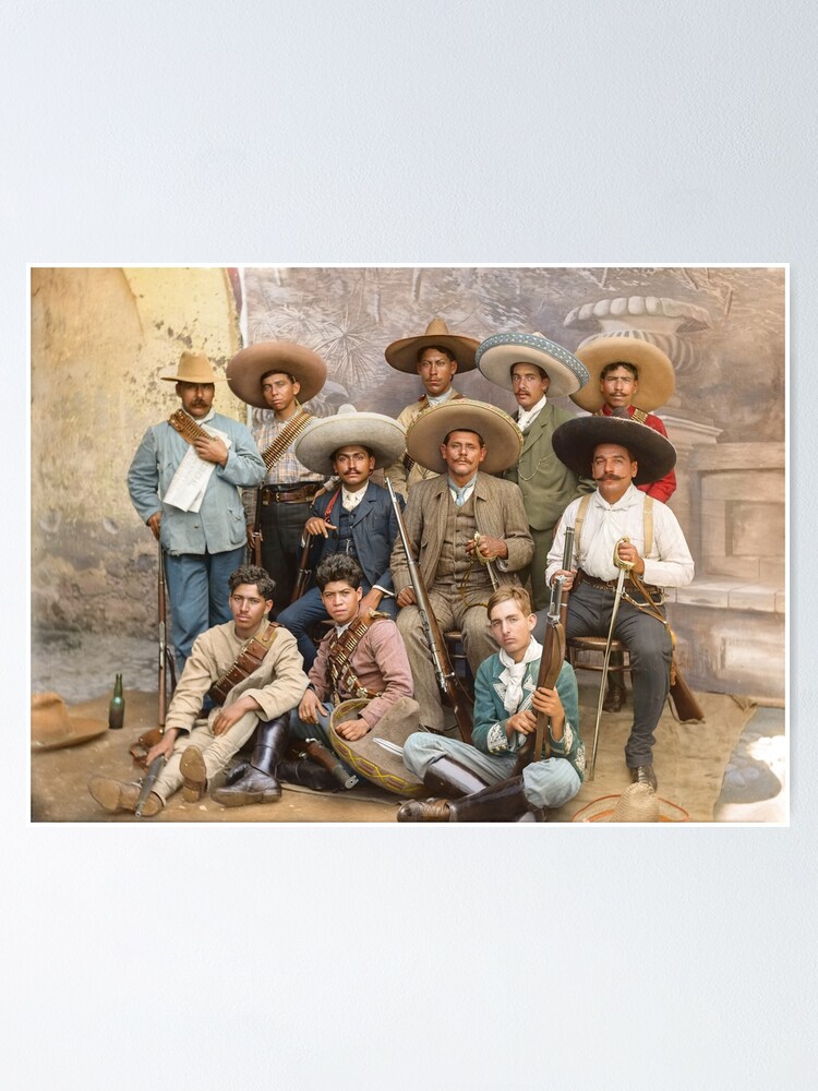 Mexican Revolutionary Soldiers In Ca 1911 Poster For Sale By   Fposter,small,wall Texture,product,750x1000 