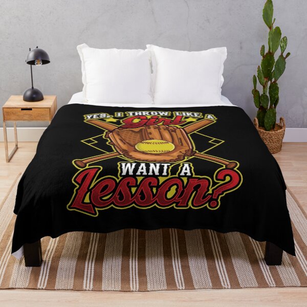 Item preview, Yes I Throw Like a Girl Want a Lesson? Softball designed and sold by perfectpresents.