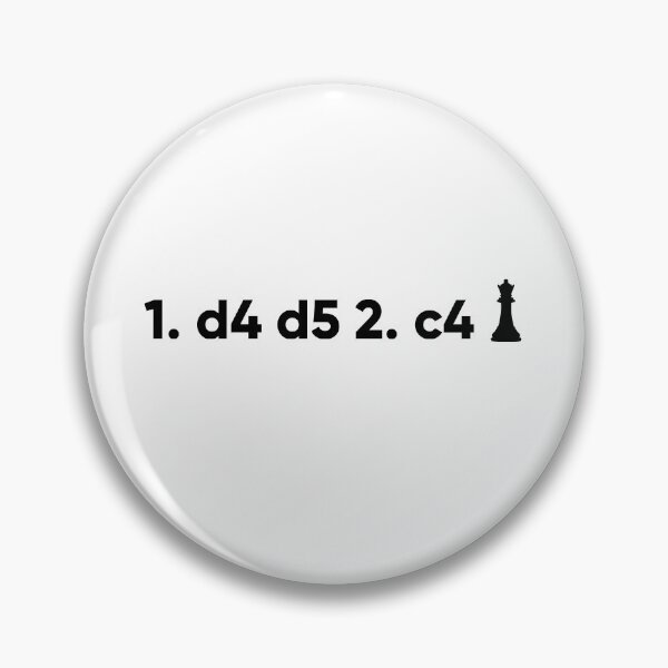 Item preview, The Queen's Gambit - d4, d5, c4 designed and sold by srturk.