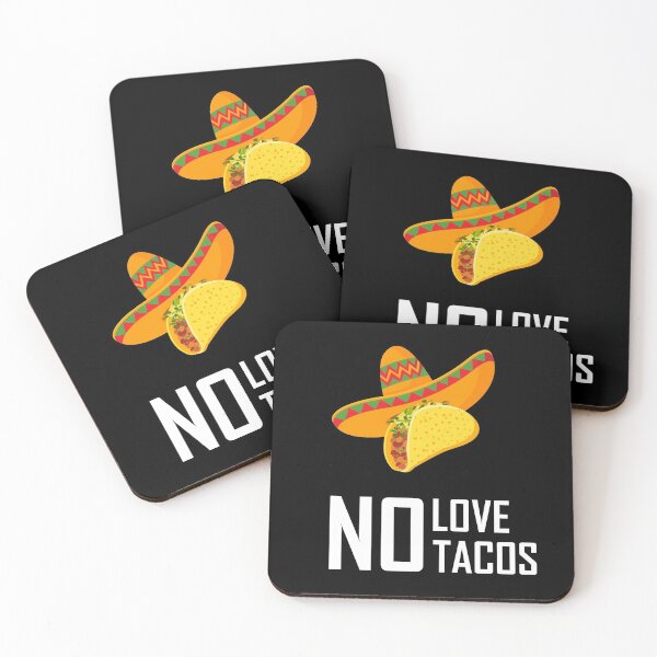 Aperçu de l'œuvre No Love No Tacos - Meilleur vendeur - la carreta créée et vendue par GraphicSmartCo.