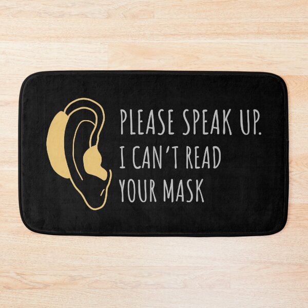 Item preview, Hearing impaired please speak up, I can’t read your mask designed and sold by JokeGysen.