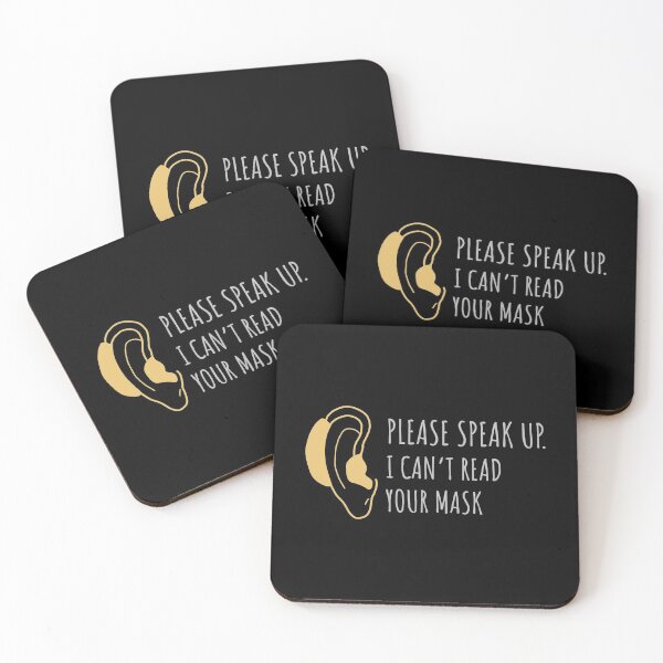 Item preview, Hearing impaired please speak up, I can’t read your mask designed and sold by JokeGysen.