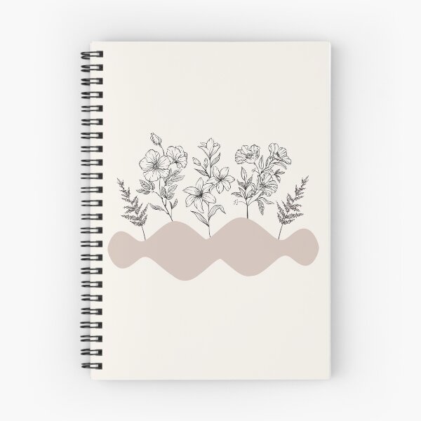 Item preview, Flower Garden Abstract Shapes Warm Toned Neutral Boho Design designed and sold by zedonee.