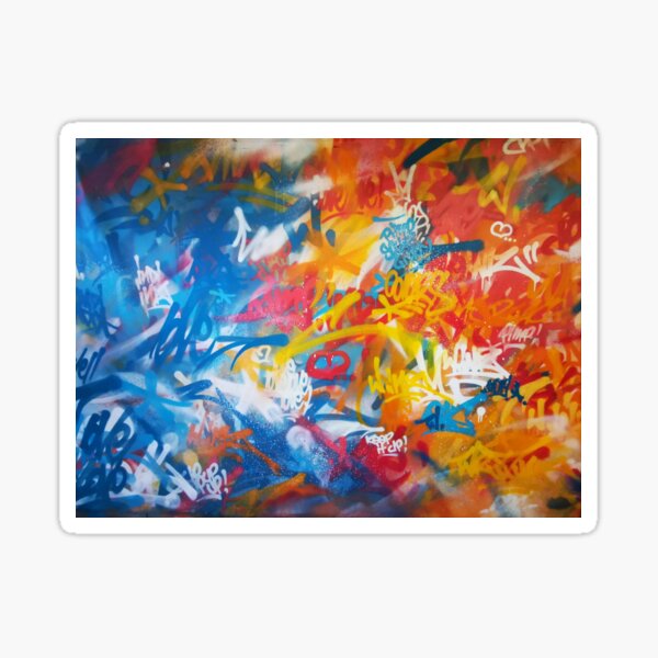 indian colors Sticker