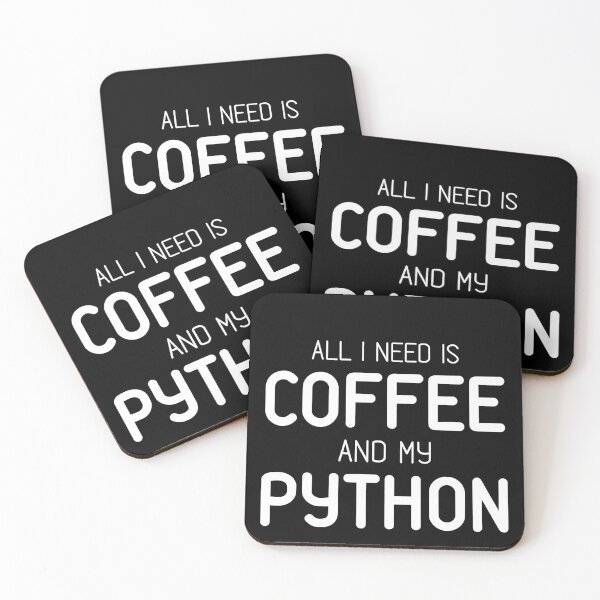 Item preview, All i need is coffee and my python funny gift T-Shirt designed and sold by EliseJenkins.