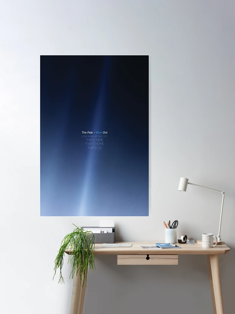 Carl Sagan Pale Blue Dot - revisited 2020, minimal-design Posters &  Prints Canvas Print for Sale by artColourized