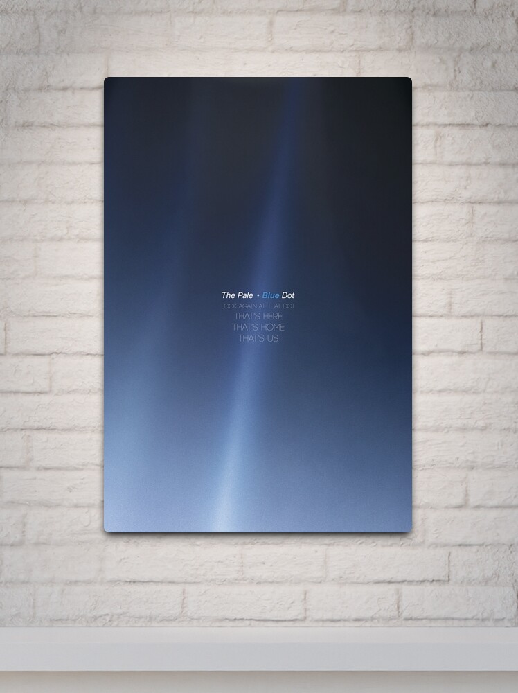 Carl Sagan Pale Blue Dot - revisited 2020 | minimal-design Posters & Prints  | Art Print