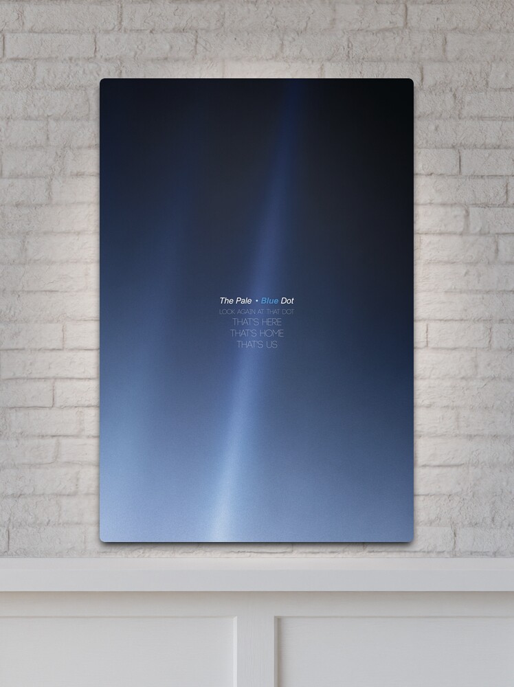 Carl Sagan Pale Blue Dot - revisited 2020, minimal-design Posters &  Prints Art Print for Sale by artColourized