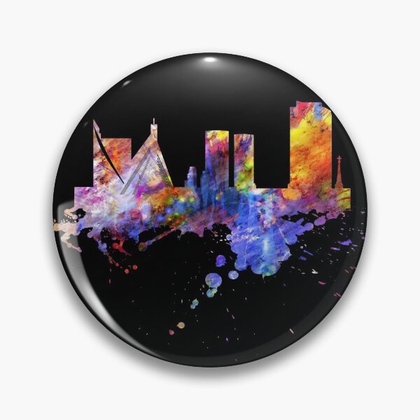 Item preview, Riga Skyline Latvia Latvian Capital designed and sold by DerNerd.