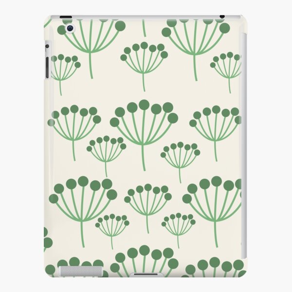 Green Floral iPad Snap Case