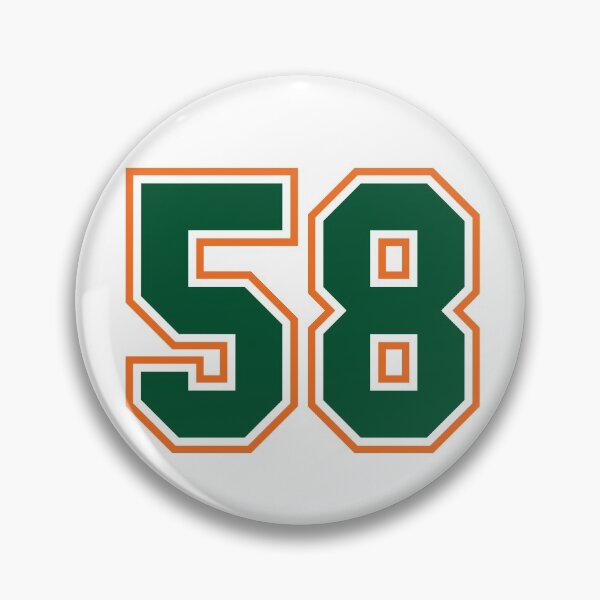 Item preview, Jersey 58 Number. Number fifty-eight Straight From Miami designed and sold by Urosek.