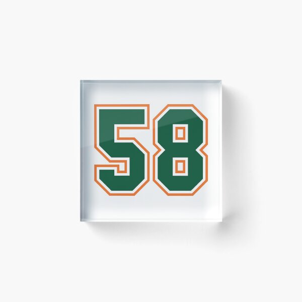 Item preview, Jersey 58 Number. Number fifty-eight Straight From Miami designed and sold by Urosek.