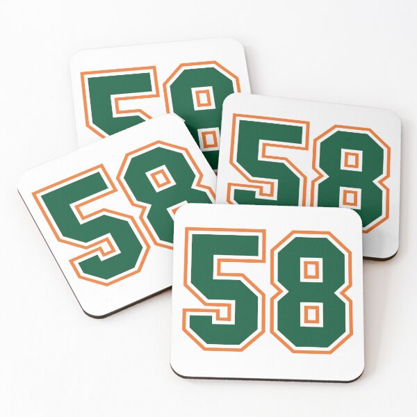 Item preview, Jersey 58 Number. Number fifty-eight Straight From Miami designed and sold by Urosek.