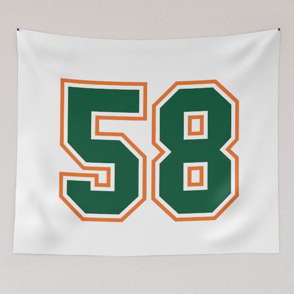 Item preview, Jersey 58 Number. Number fifty-eight Straight From Miami designed and sold by Urosek.
