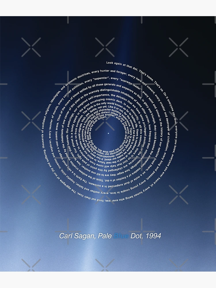 Carl Sagan Pale Blue Dot - revisited 2020