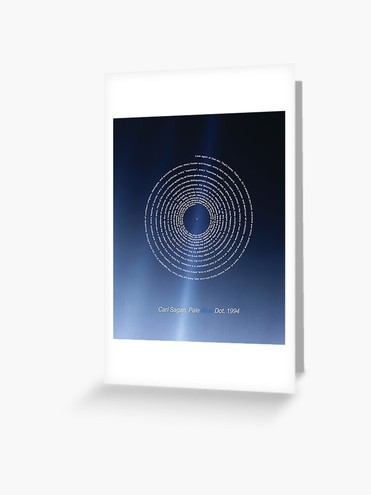 Carl Sagan Pale Blue Dot - revisited 2020, minimal-design Posters &  Prints Art Print for Sale by artColourized