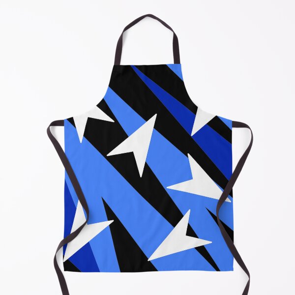 Item preview, Arrows Blue Black White Pattern designed and sold by AlexRinzler.