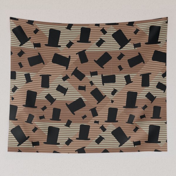 Item preview, top hats pattern designed and sold by rysunki-malunki.