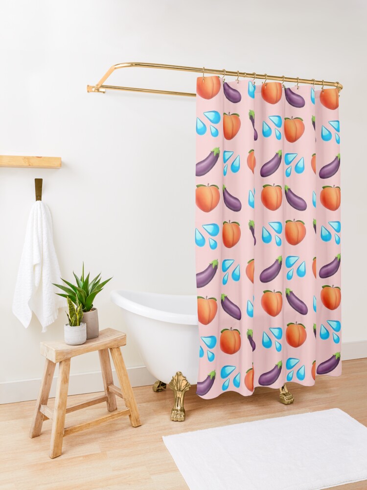 Peach and eggplant emoji  iPhone Case for Sale by PinkShinyArt